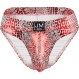 Sexy Chiloti Jockstrap Barbati Male JockMail Push Up Suspensor Piele PU Pouch, L, XL, Argintiu, Bleu, Rosu