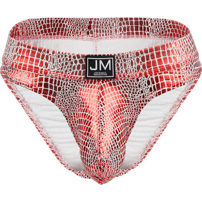 Sexy Chiloti Jockstrap Barbati Male JockMail Push Up Suspensor Piele PU Pouch foto