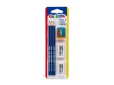 Set Carioca creioane HB 3 buc + guma sters 2 buc + ascutitoare