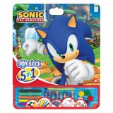 SONIC THE HEDGEHOG SET PENTRU DESEN GIGA BLOCK 5 IN 1 SuperHeroes ToysZone, AS