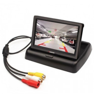 Camera auto video marsarier cu 4 LED si Monitor LCD pliabil de 4.3 inch |  Okazii.ro