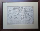 Harta Africii in epoca Imperiilor, 1770