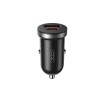 Incarcator Auto XO Design CC56, 30W, 3A, 1 x USB-A - 1 x USB-C, Negru