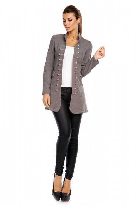 X579-18 Jacheta tip sacou cu maneci lungi
