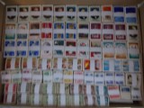 ROMANIA.Lot 328 buc. pachete timbre stampilate 100 buc./pachet 2(doua) cutii