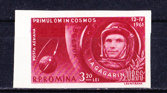 TSV$ - 1961 LP 516 A PRIMUL OM IN COSMOS, NEDANTELAT MNH/** LUX