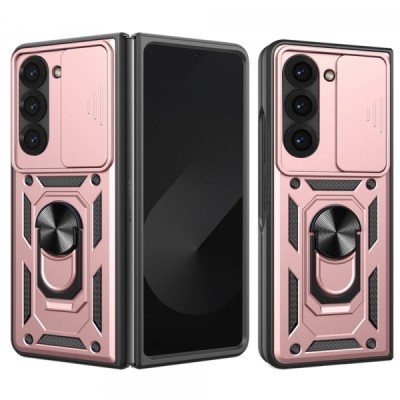 Husa pentru Samsung Galaxy Z Fold6 F956, Techsuit, CamShield, Roz foto
