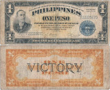 1944, 1 peso (P-94) - Filipine! Emisie de victorie!