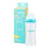 Biberon de sticla 260 ml+2 tetine,U-Grow