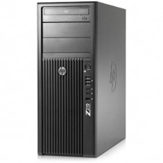 Workstation HP Z210 Tower, Intel Core i5 Gen 2 2400 3.1 GHz, 8 GB DDR3, 128 GB SSD NOU, DVDRW, Placa Video NVIDIA Quadro 2000, Windows 10 Pro, 6 lun foto