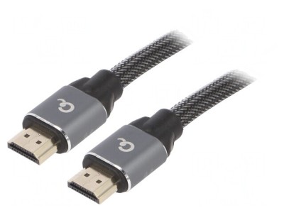 Cablu HDMI 2.0 Textil 1m Negru foto