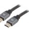 Cablu HDMI 2.0 Textil 1m Negru