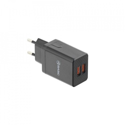 Incarcator priza Tellur 2USB 2.4A, negru foto