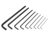 Set chei imbus WIHA 1.5-10mm HEX, 9 bucati, Otel crom-vanadium