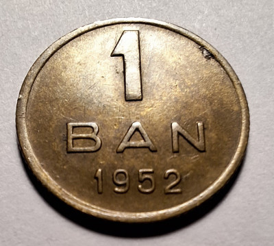 Moneda 1 ban 1952 foto