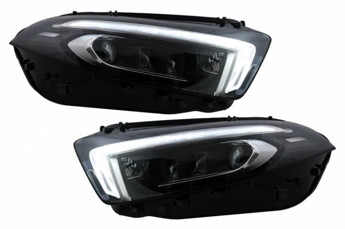 Faruri Full LED Mercedes A-Class W177 V177 (2018-Up) Conversie de la Halogen la LED Performance AutoTuning
