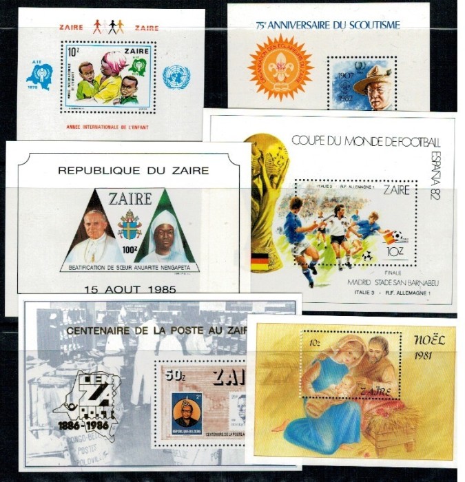 Zaire - Lot colite neuzate