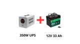 Qoltec Alimentare ne&icirc;ntreruptibilă pentru pompe de circulație 350W + acumulator 33Ah