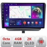 Navigatie Ford Turneo Courier Transit Courier 2014-2021 QLED 2K Octa core 4+32 DSP 360 Optic FHD internet gps radio carplay android auto kit-turneo+ED