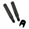 Kit Extensie valva 30mm Presta 2Buc Alu Negru Cod:421830751RM