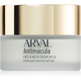 Arval Antimacula Face &amp; Neck Cream SPF 30 cremă pentru față pentru riduri si pete 50 ml