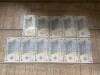 Bancnote 20 de lei serie numere consecutive (11buc)