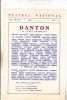 Bnk div Afis mic - Teatrul National - Danton