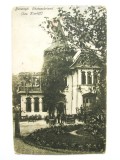 Rară! Carte poștală București:Restaurant Chateaubriand-Vila Gănescu,circulata 1927, Bucuresti, Printata