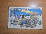 Revista pentru copii - arici pogonici - decembrie 1961 - poezii , cantece,jocuri ,benzi desenate,divertisment