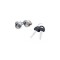 Set yale inchidere Suzuki Vitara 5-Usi, 1996-12.2003, cu chei, cu 2 butuci blocare usa, usa fata, stanga/dreapta, 82201-60860 + 82201-608650; 82201-6