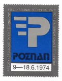 Polonia - Targul Tehnic International Poznan, 1974 - neobliterat