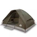 Cumpara ieftin Cort de camping cupola pentru 2 persoane, maro, impermeabil