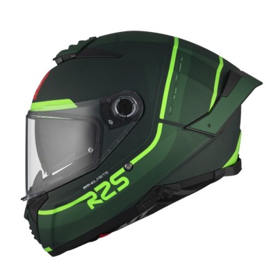 Casca integrala MT Thunder 4 SV R25 C6 Verde Mat (ochelari soare integrati) foto
