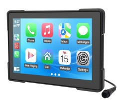 Navigatie Auto Carplay si Android Auto pentru Motociclete, Techstar&reg; 5003P, Display 5&quot;, Solutia Perfecta pentru Motociclisti, Functii Avansate