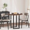 VidaXL Placă de masă Stejar brun 80 x 80 x 1.5 cm Lemn compozit