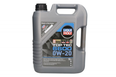 Ulei de motor TEC 6600 (5L) 0W20; API ILSAC GF-6A;SP;Acea C5;BMW LL-17 Fe+;Chrysler MS-12145;Ford M2C947 B1;Jaguar STJLR 03.5006;Land Rover STJLR 03.5 foto