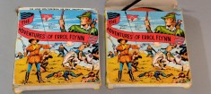 2 ROLE PELICULA PT. APARAT PROIECTIE 8 MM THE ADVENTURES OF ERROL FLYNN &amp;ndash;AN 1971 foto