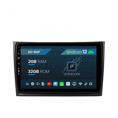 Navigatie Volvo XC90 (2002-2014), Android 12, P-Octacore 2GB RAM + 32GB ROM, 10.1 Inch - AD-BGP10002+AD-BGRKIT393 foto