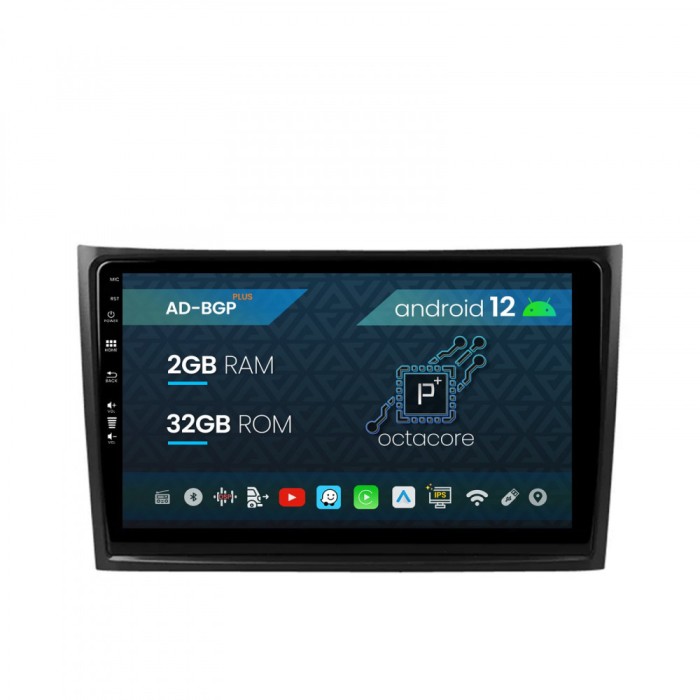 Navigatie Volvo XC90 (2002-2014), Android 12, P-Octacore 2GB RAM + 32GB ROM, 10.1 Inch - AD-BGP10002+AD-BGRKIT393