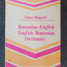 ROMANIAN-ENGLISH ENGLISH-ROMANIAN DICTIONARY - Irina Panovf 1986
