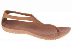 Papuci flip-flop Crocs Sexi Flip Wmns 11354-854 maro foto