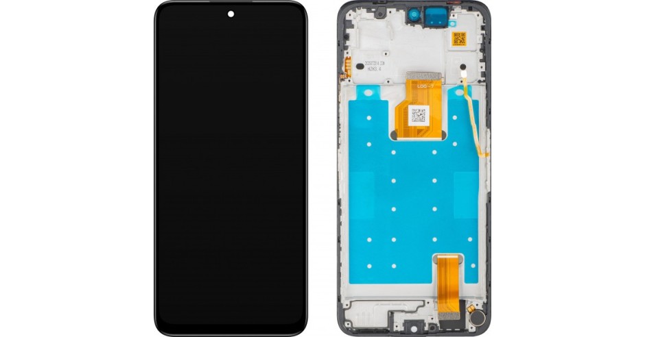 Display cu Touchscreen Honor X7d 5G, cu Rama, Negru, Service Pack ...