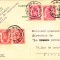 AMS - &Icirc;NTREG POȘTAL, BELGIA 1939, CIRCULAT, FRANCATURĂ MULTIPLĂ