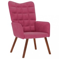 vidaXL Scaun de relaxare, roșu vin, catifea 4016815