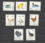 ALBANIA 1967 FAUNA PASARI DOMESTICE