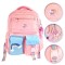 Rucsac roz, universal, pentru sport si scoala, model rainbow, JollyMag, PL160R