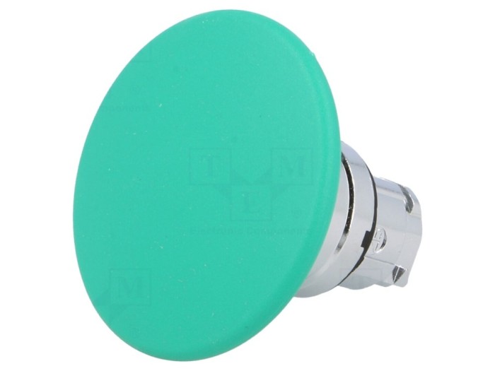 Rezistor comutator apăsare 22mm verde