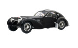 Macheta auto Bugatti Atlantic 1937 negru, 1:18 Solido