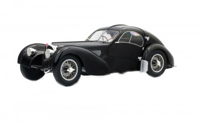 Macheta auto Bugatti Atlantic 1937 negru, 1:18 Solido foto