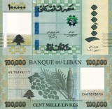 LIBAN 100.000 livres 2023 UNC!!!